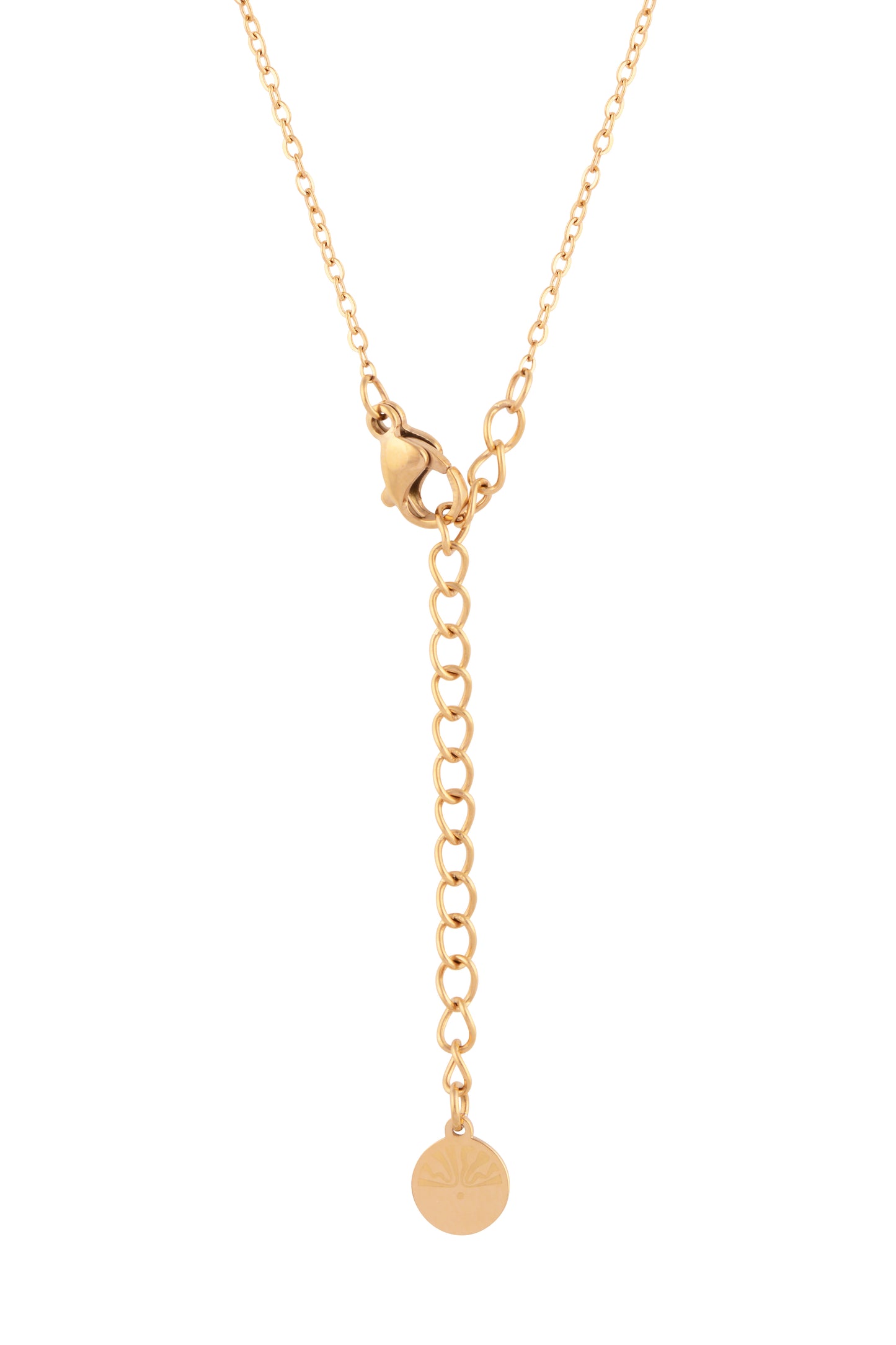 Rose Tear Stone Necklace
