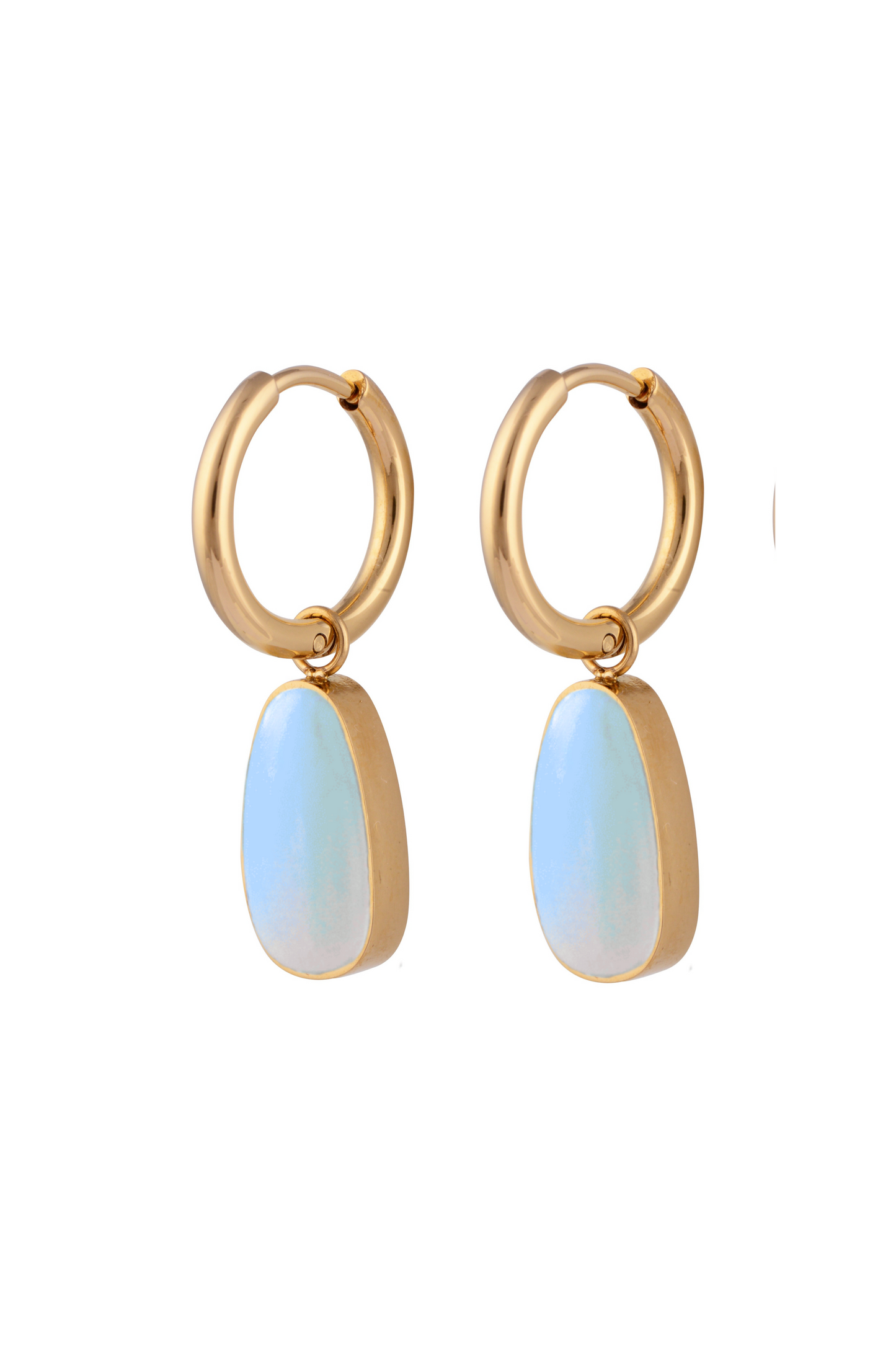 Moon Tear Stone Earrings