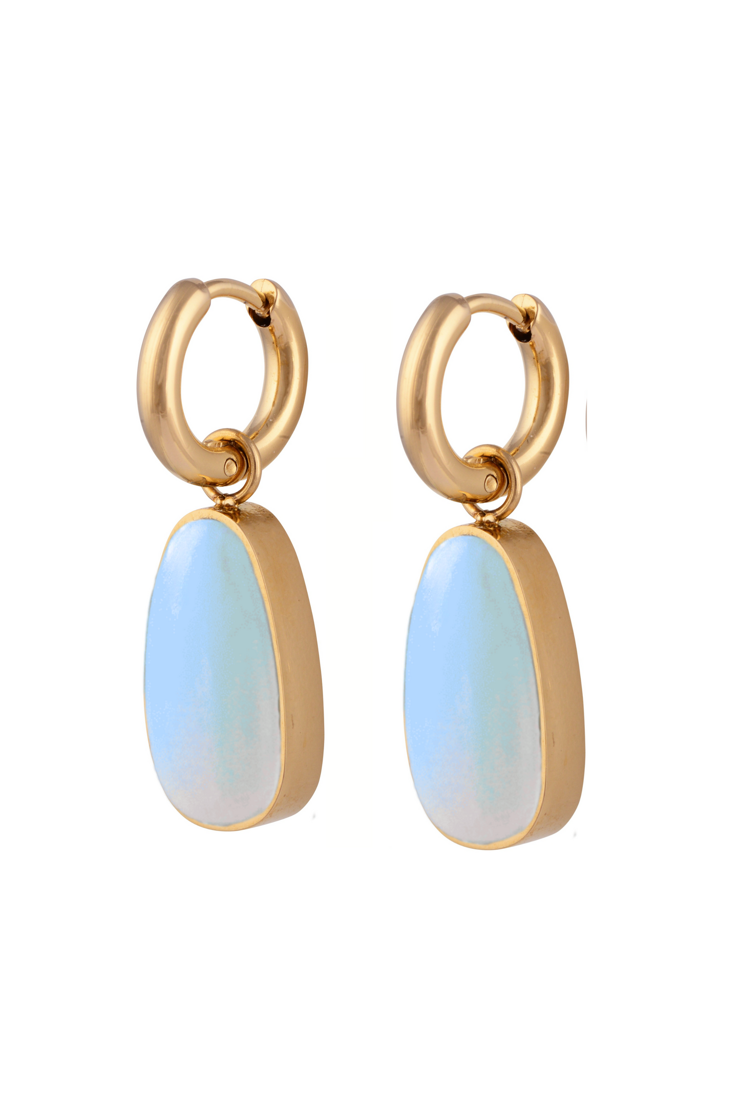 Moon Tear Stone Earrings