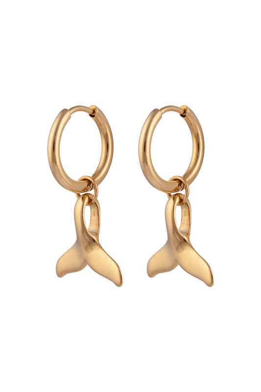 Whale Tail Earrings