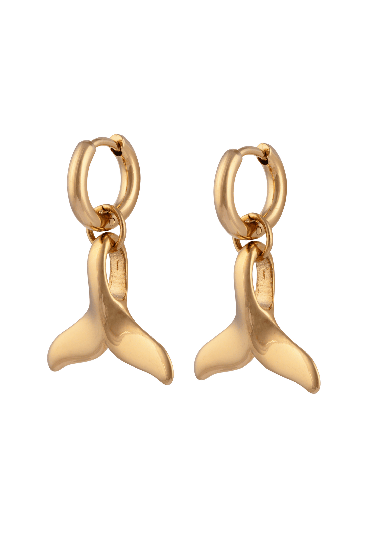 Whale Tail Earrings