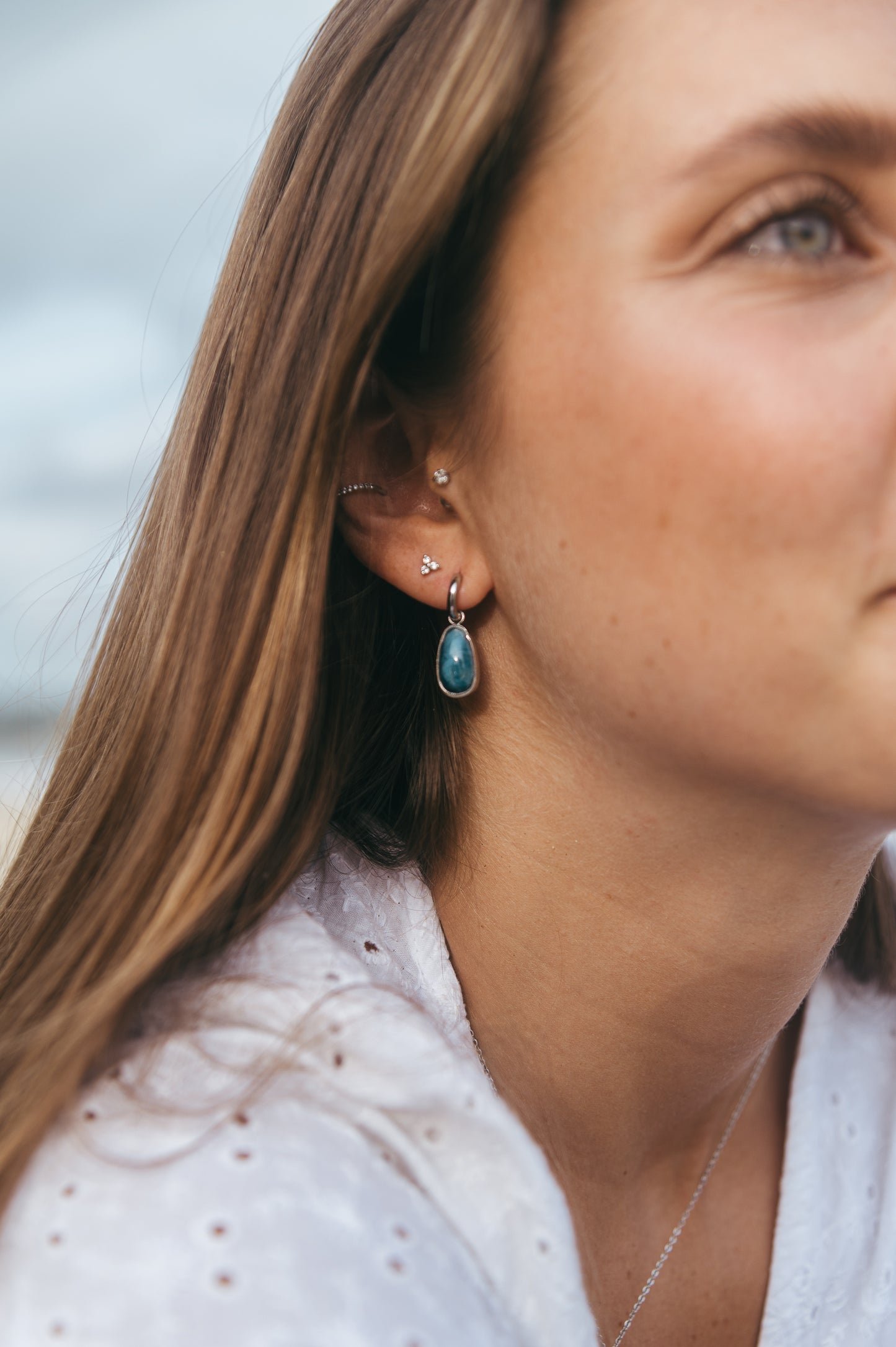 Ocean’s Tear Stone Earrings