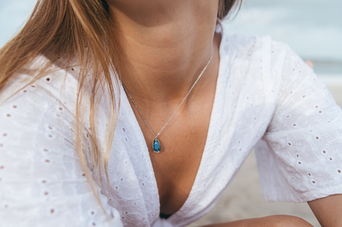 Ocean's Tear Stone Necklace