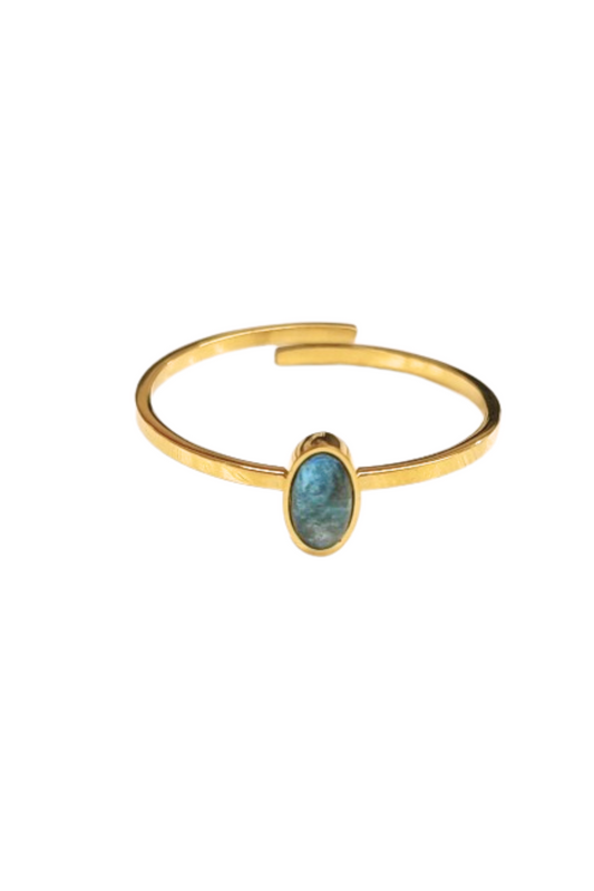 Ocean Tear Stone Ring